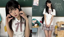 美女高中生