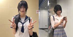 美女小碗