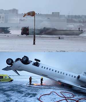达美航空翻车