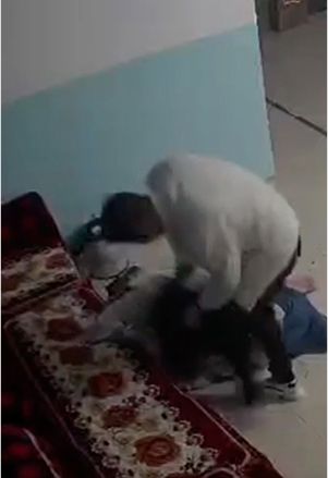 现场血腥
